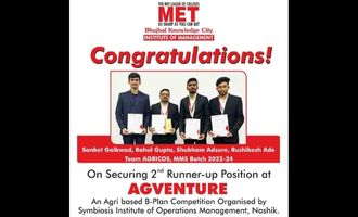 MMS Students win 3rd prize at Agventure